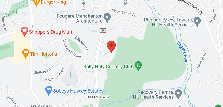 map of 7 BALLY HALY Place